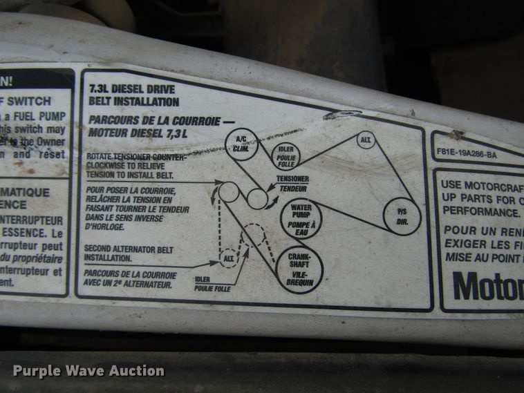 image for item DG1378 1999 Ford F350 Super Duty Crew Cab pickup truck