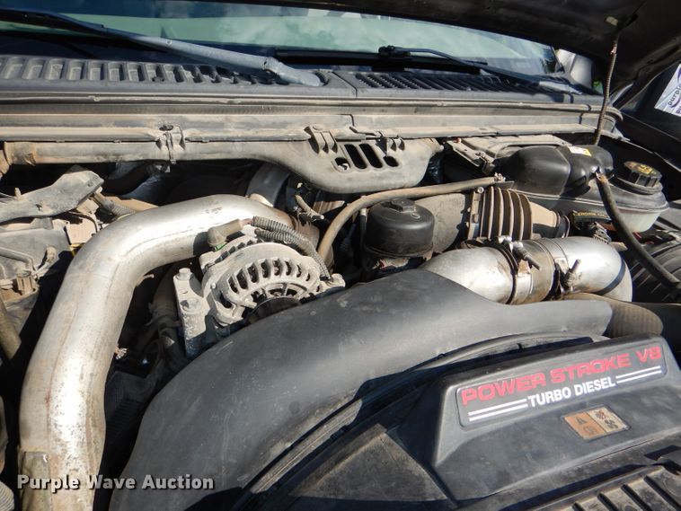 image for item DG4830 2004 Ford F350 Super Duty XLT flatbed pickup truck