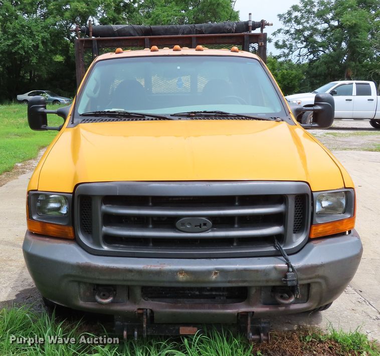image for item DH0293 2001 Ford F350 Super Duty Crew Cab dump bed pickup truck