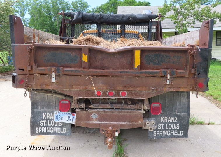 image for item DH0293 2001 Ford F350 Super Duty Crew Cab dump bed pickup truck