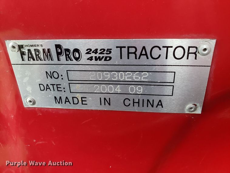 image for item DH4557 Farm Pro 2425 tractor