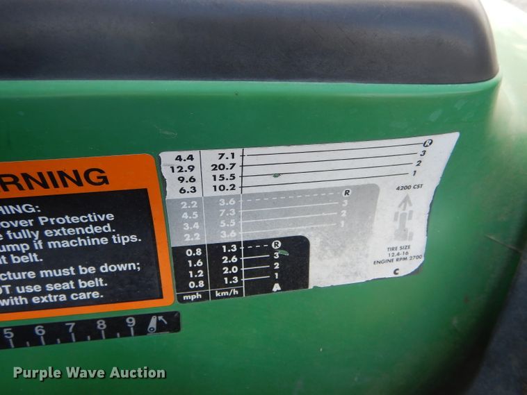 image for item DH6005 John Deere 4200 MFWD tractor