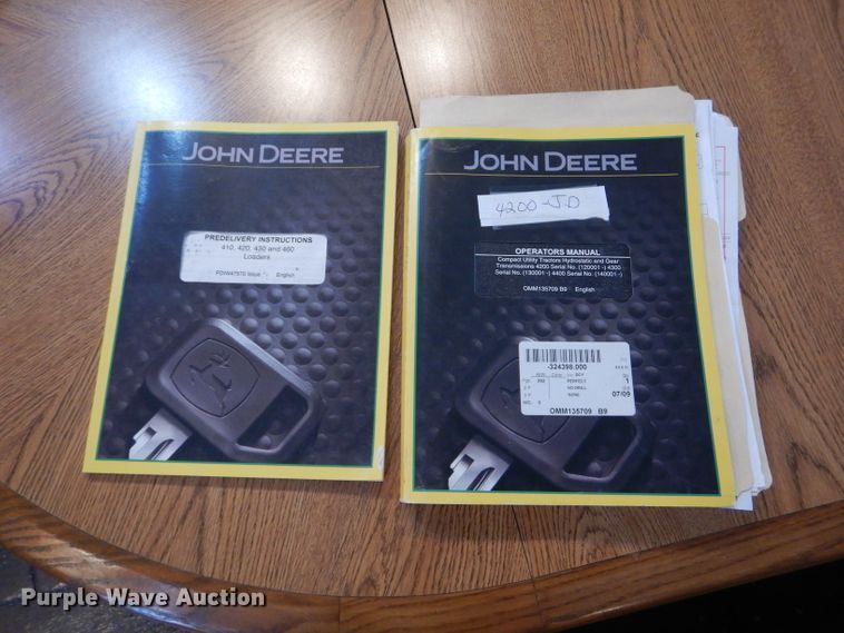 image for item DH6005 John Deere 4200 MFWD tractor