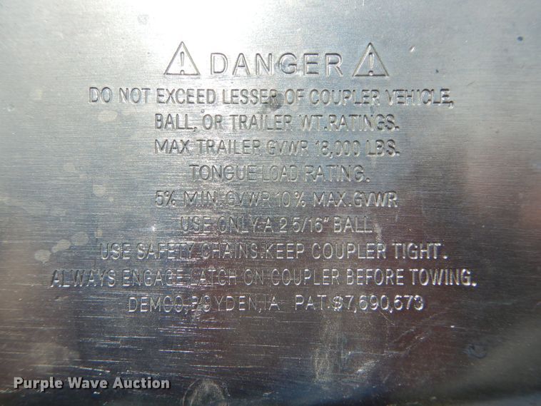 image for item DH6006 2018 Aluma 8224H utility trailer