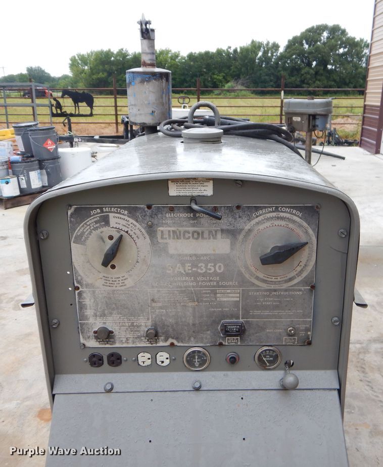 image for item ED9486 Lincoln Shield Arc SAE-350 welder