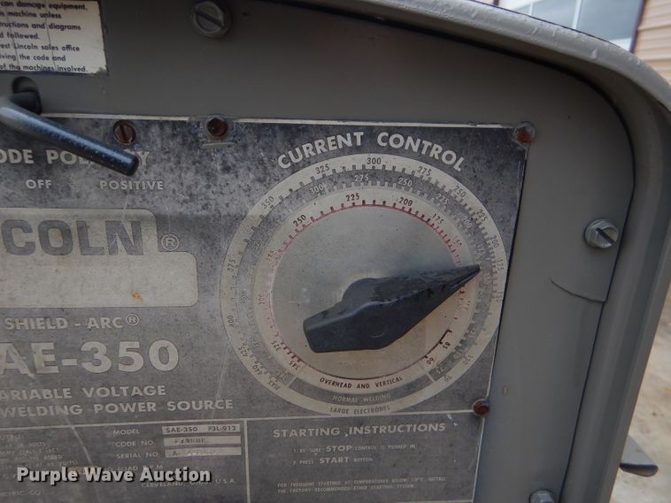 image for item ED9486 Lincoln Shield Arc SAE-350 welder