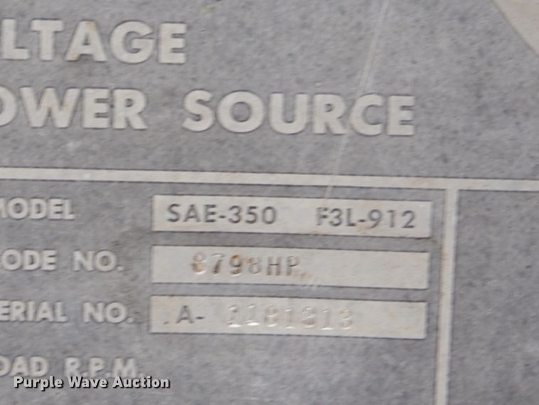 image for item ED9486 Lincoln Shield Arc SAE-350 welder