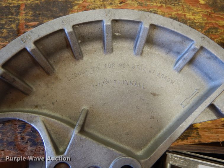 image for item EQ9142 Hefner manual hydraulic pipe bender