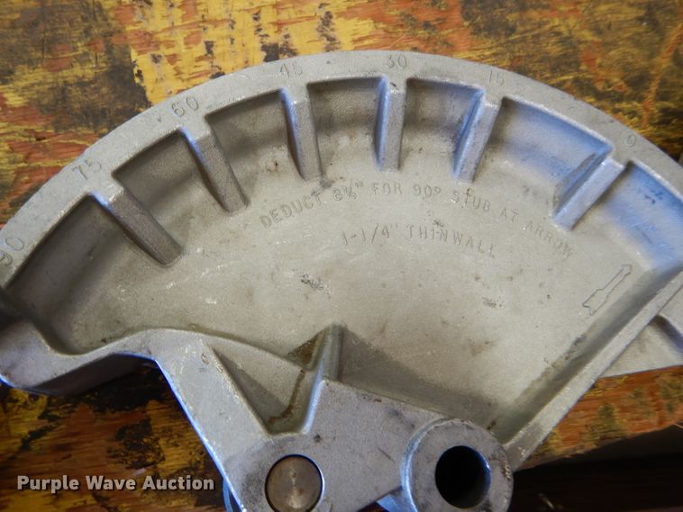 image for item EQ9142 Hefner manual hydraulic pipe bender