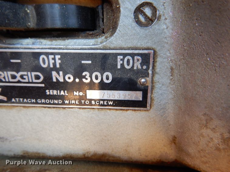 image for item EQ9144 Rigid 300 electric pipe threader