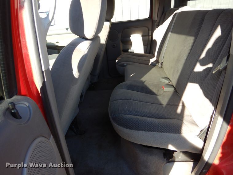 image for item FI9929 2003 Dodge Ram 2500 Quad Cab flatbed pickup truck