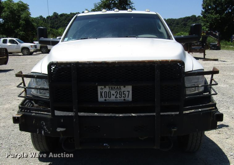 image for item FJ9711 2012 Dodge Ram 5500 Crew Cab flatbed truck