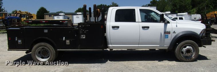 image for item FJ9711 2012 Dodge Ram 5500 Crew Cab flatbed truck
