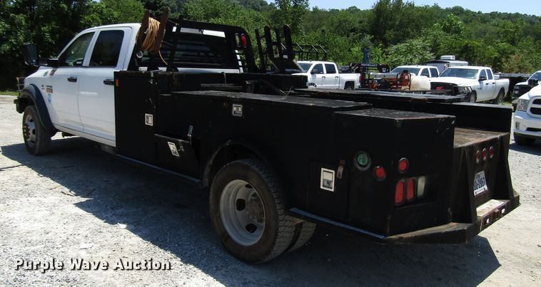 image for item FJ9711 2012 Dodge Ram 5500 Crew Cab flatbed truck