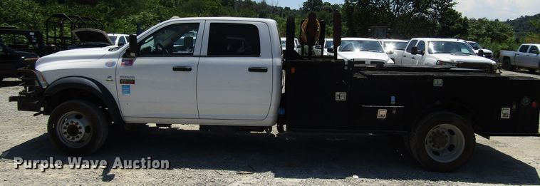 image for item FJ9711 2012 Dodge Ram 5500 Crew Cab flatbed truck