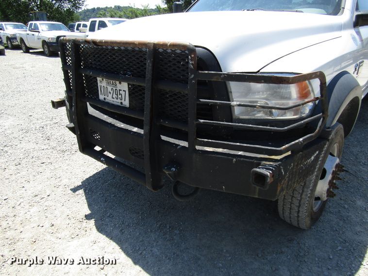 image for item FJ9711 2012 Dodge Ram 5500 Crew Cab flatbed truck