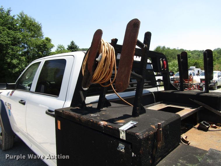 image for item FJ9711 2012 Dodge Ram 5500 Crew Cab flatbed truck