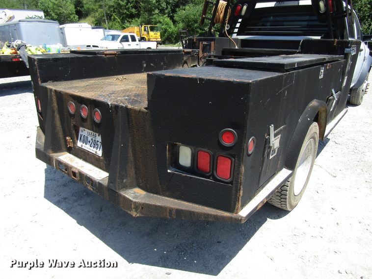 image for item FJ9711 2012 Dodge Ram 5500 Crew Cab flatbed truck