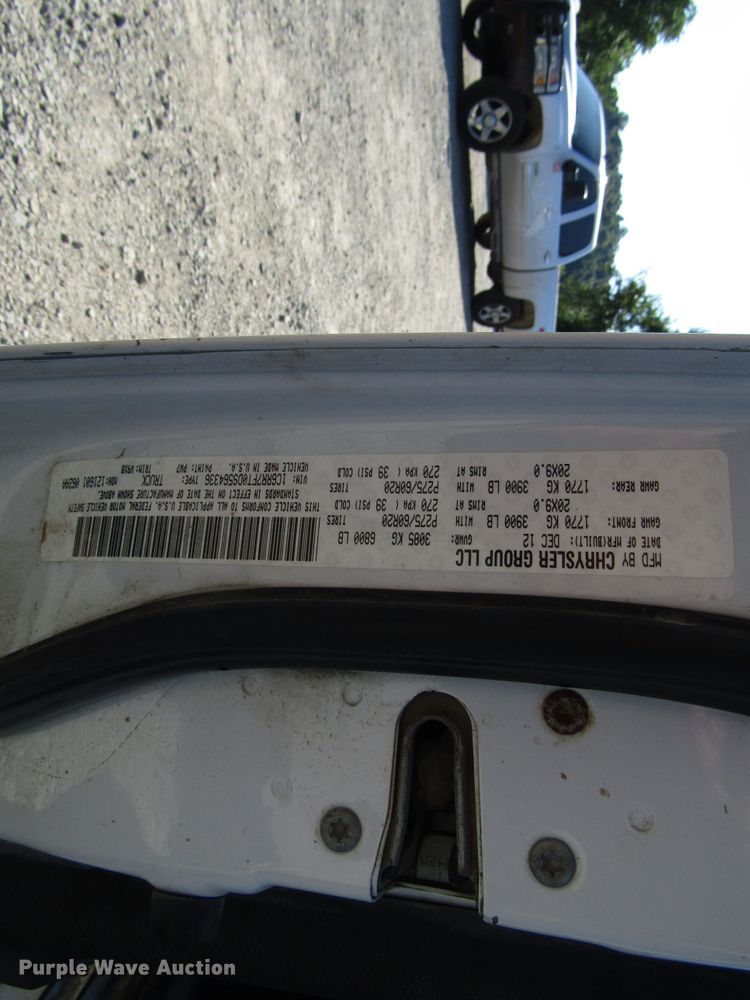 image for item FJ9719 2013 Dodge Ram 1500 Quad Cab pickup truck