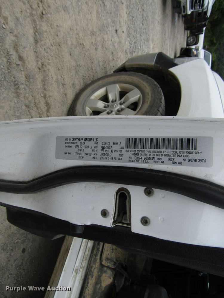 image for item FJ9732 2015 Dodge Ram 1500 Crew Cab pickup truck