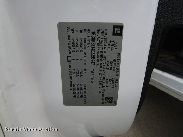 image for item FJ9742 2013 Chevrolet Silverado 1500 Ext. Cab pickup truck