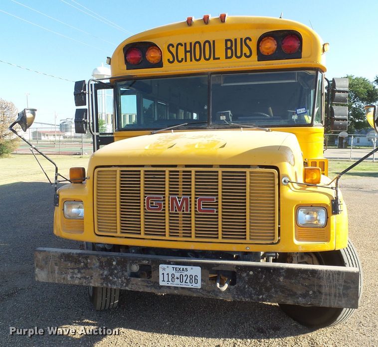 image for item FL9271 1997 GMC Blue Bird school bus