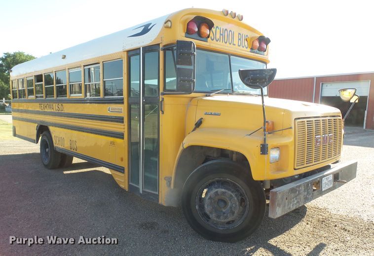 image for item FL9271 1997 GMC Blue Bird school bus