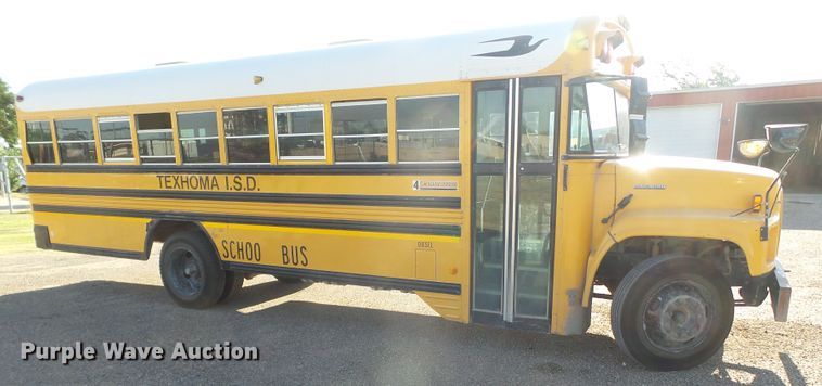 image for item FL9271 1997 GMC Blue Bird school bus