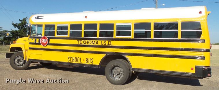 image for item FL9271 1997 GMC Blue Bird school bus