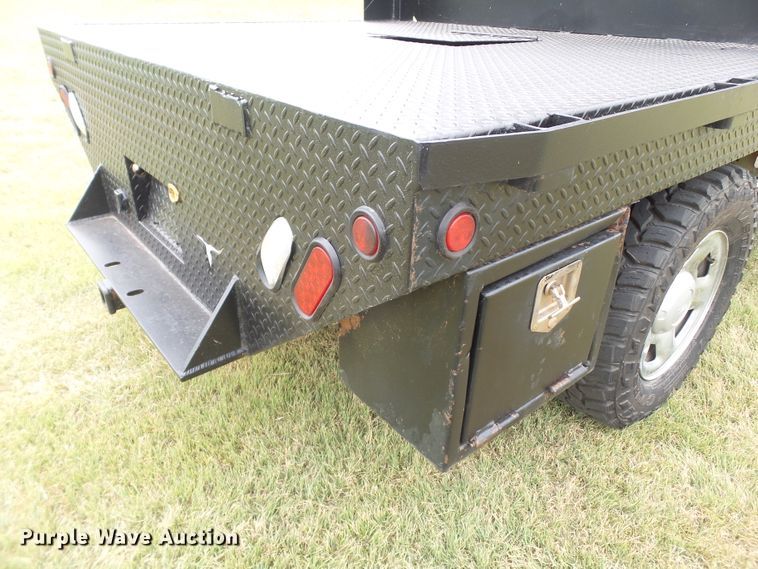 image for item FL9312 2011 Ford F150 SuperCrew flatbed pickup truck