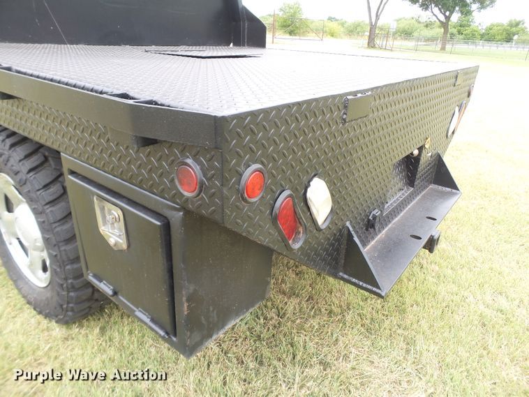 image for item FL9312 2011 Ford F150 SuperCrew flatbed pickup truck