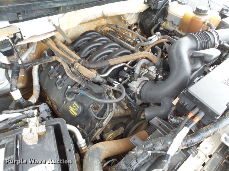 image for item FL9312 2011 Ford F150 SuperCrew flatbed pickup truck