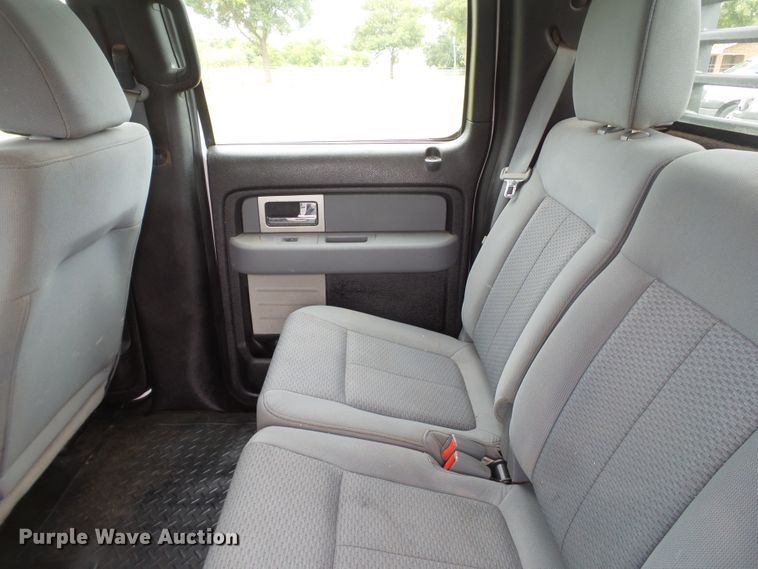 image for item FL9312 2011 Ford F150 SuperCrew flatbed pickup truck