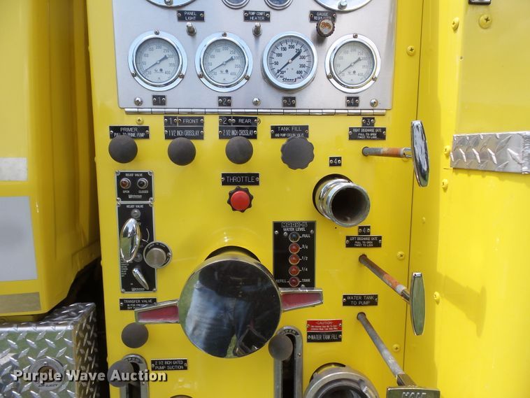 image for item FM9675 1985 Ford 9000 pumper / tanker fire truck