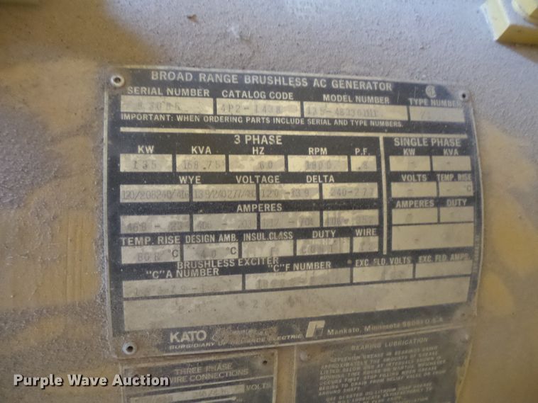 image for item FM9743 Caterpillar generator