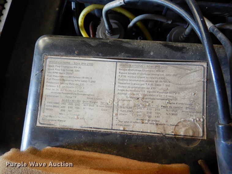 image for item FY9585 1984 Polaris Indy Trail snowmobile