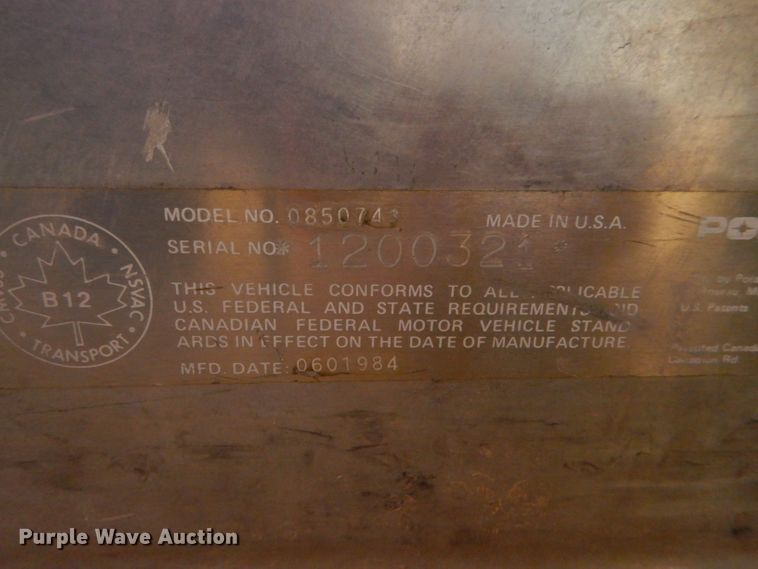 image for item FY9585 1984 Polaris Indy Trail snowmobile