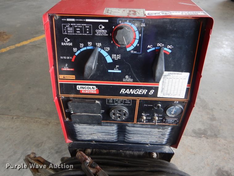 image for item FY9589 Lincoln Ranger 8 welder/generator