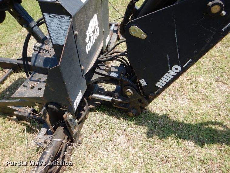 Rhino BH85 skid steer backhoe in Lincoln, KS Item FY9617 sold