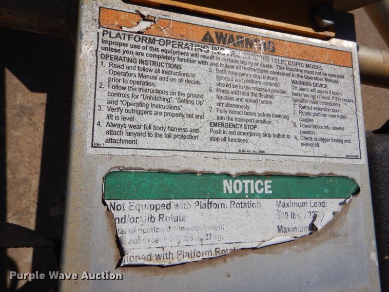 image for item GH9529 2006 Biljax 3632T boom lift