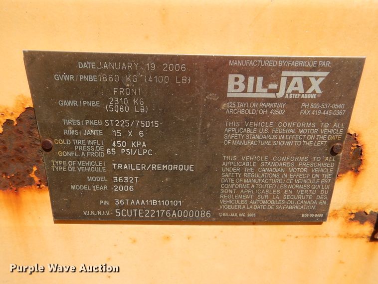 image for item GH9529 2006 Biljax 3632T boom lift