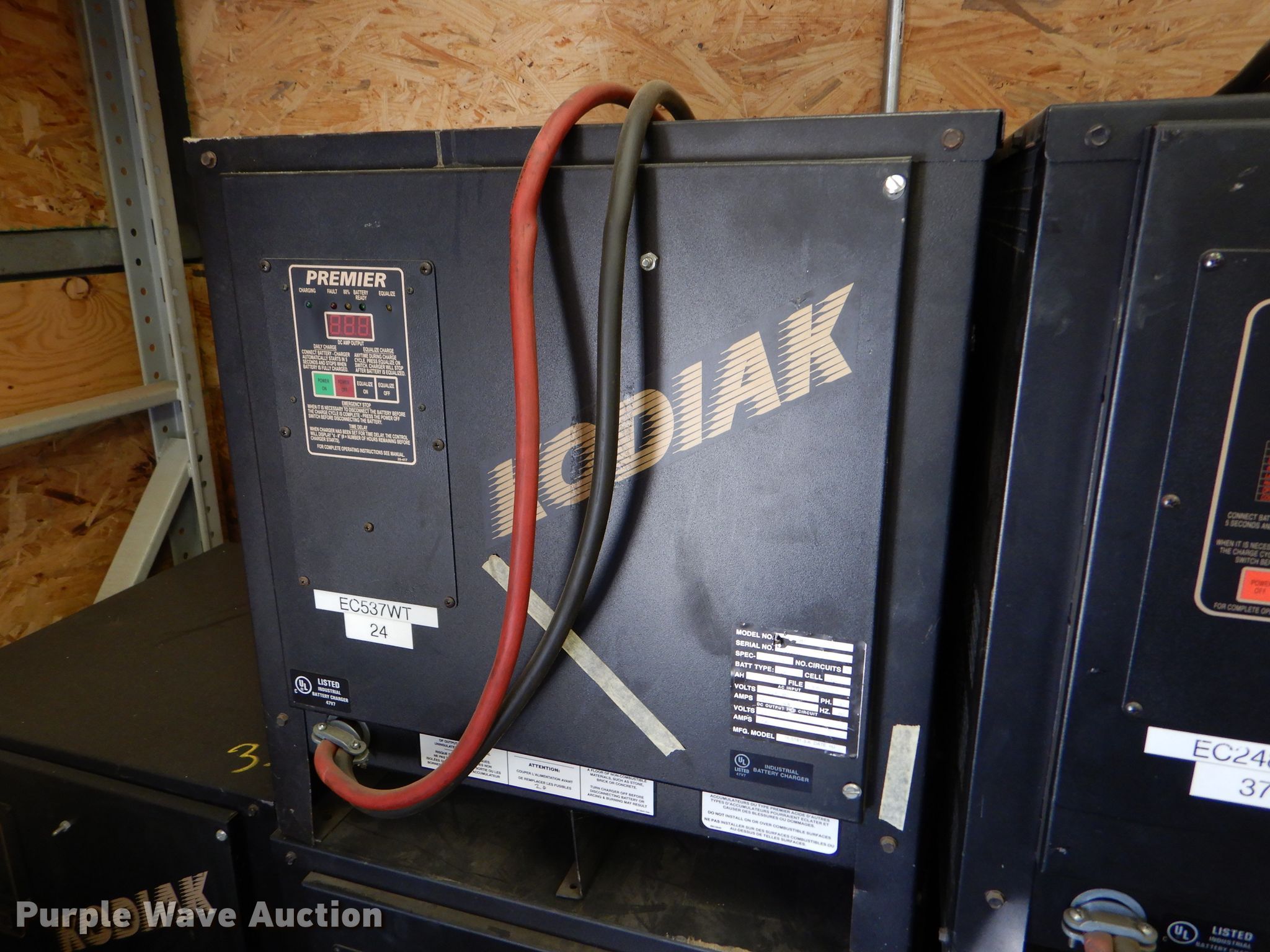 (9) Kodiak battery chargers in Spearville, KS Item DC5041 sold