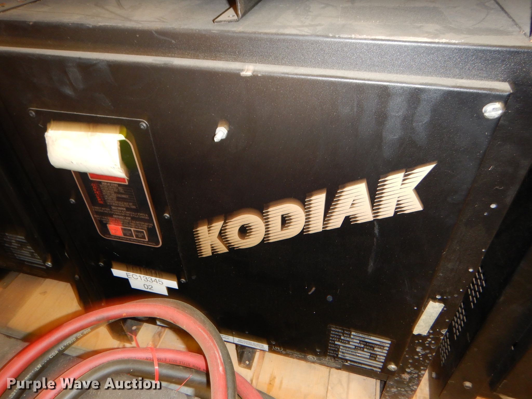 (9) Kodiak battery chargers in Spearville, KS Item DC5041 sold