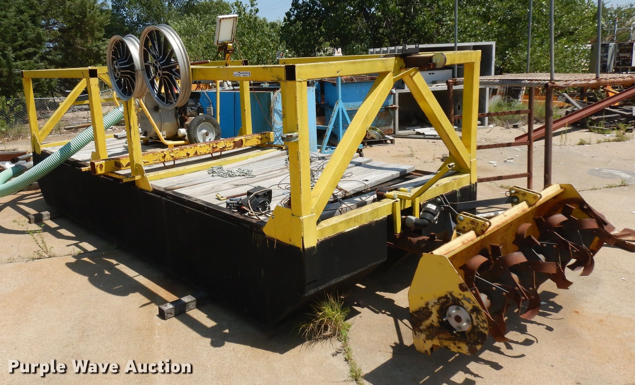 Shop built pond dredge machine in Minneapolis, KS Item DW9476 sold