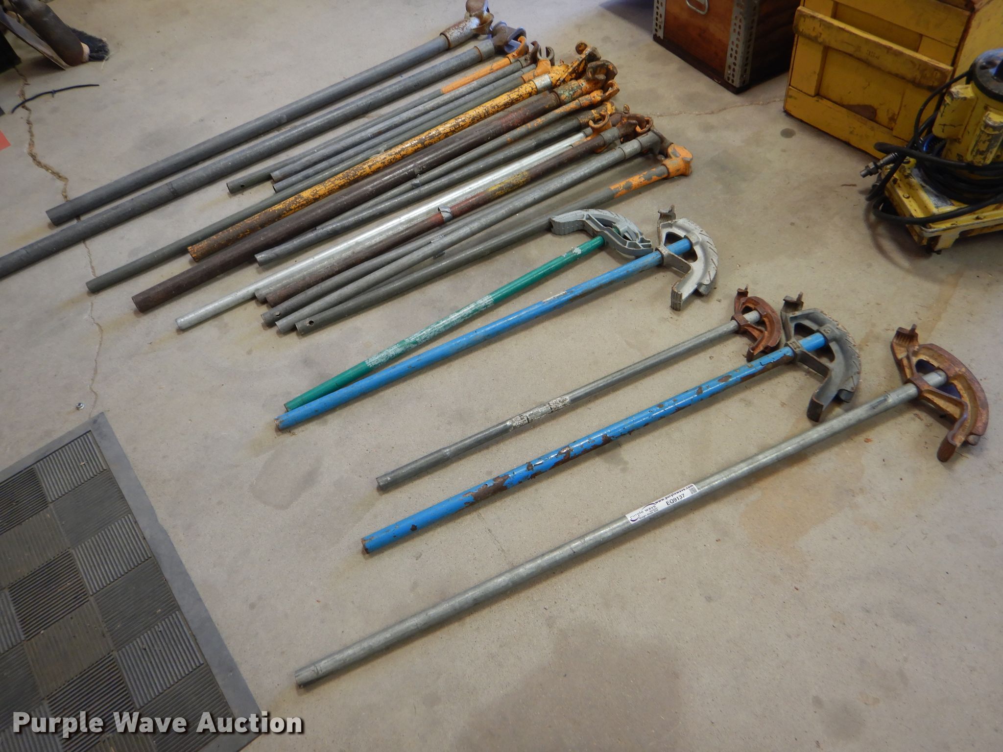 Approximately 22 hand pipe benders in Spearville, KS Item EQ9137 sold