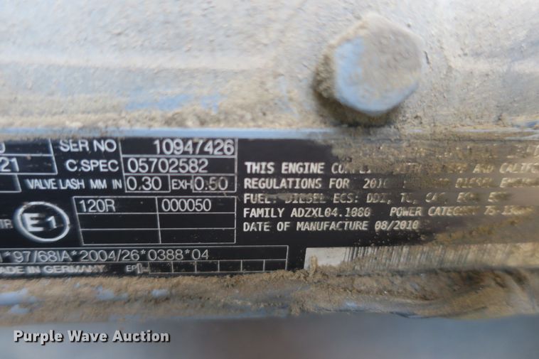 image for item DB10234 2010 Bomag BW27RH pneumatic roller