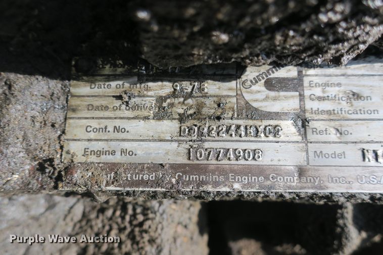 image for item DB10241 1979 Ford 9000 dump truck