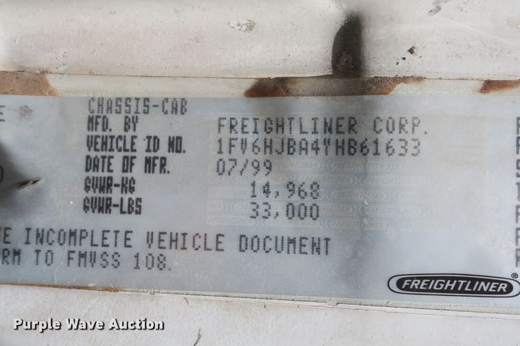 image for item DB10242 2000 Freightliner FL70 bucket truck