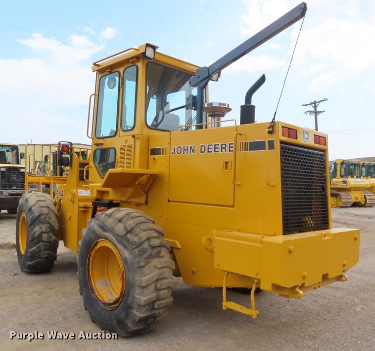 image for item DD6306 1992 John Deere 544E wheel loader