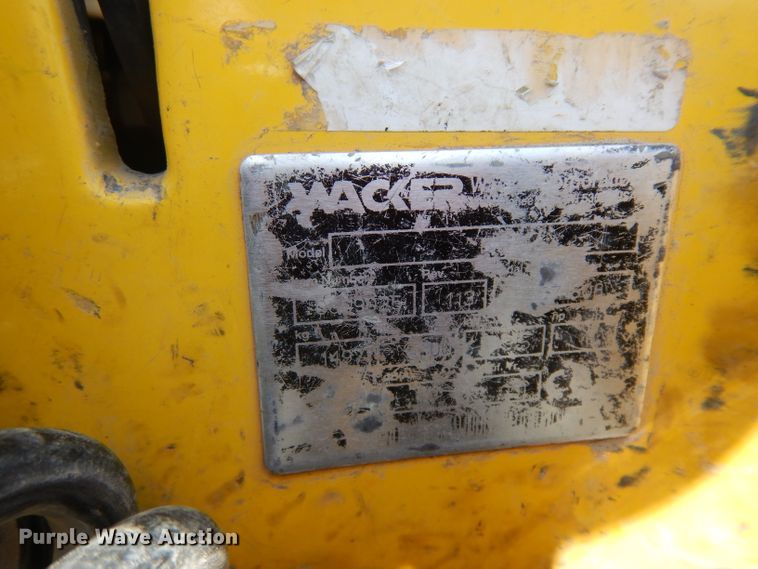 image for item DD6331 Wacker RT vibratory trench compactor